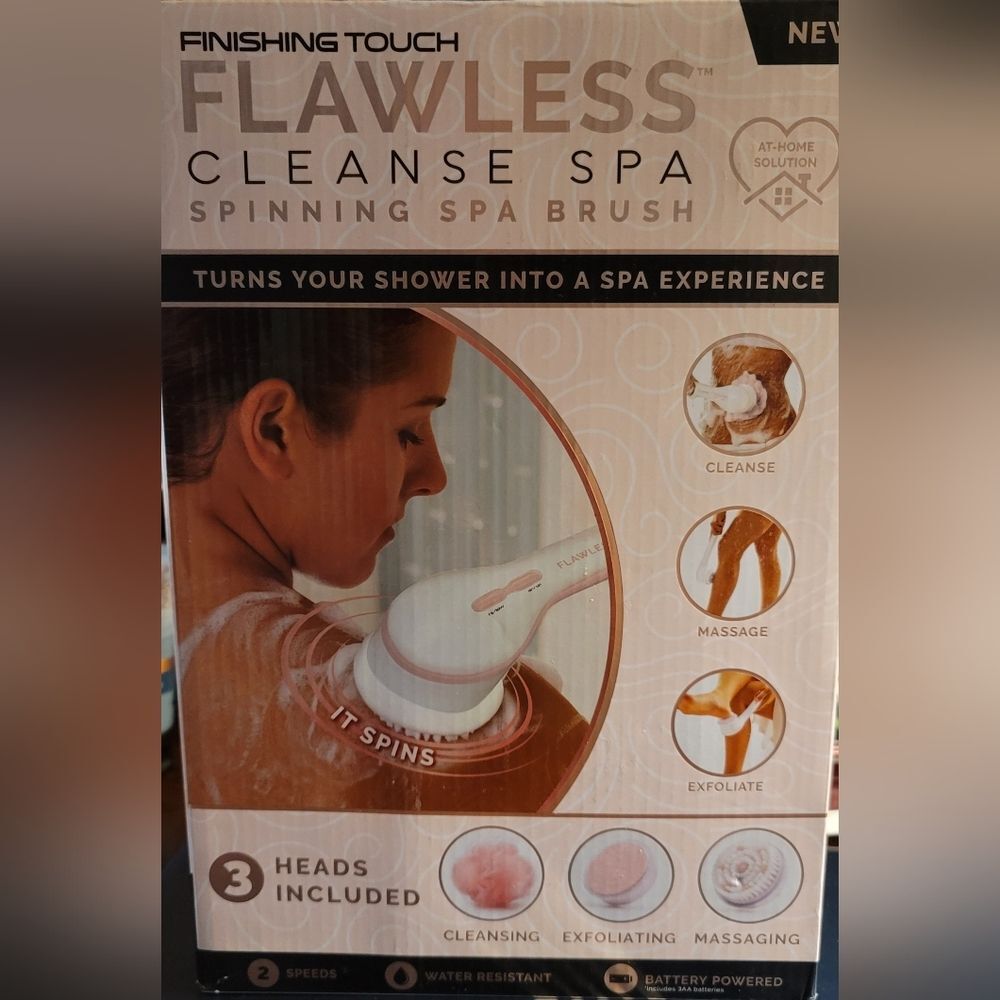 Finishing Touch, Flawless Cleanse Spa, Spinning Spa Brush